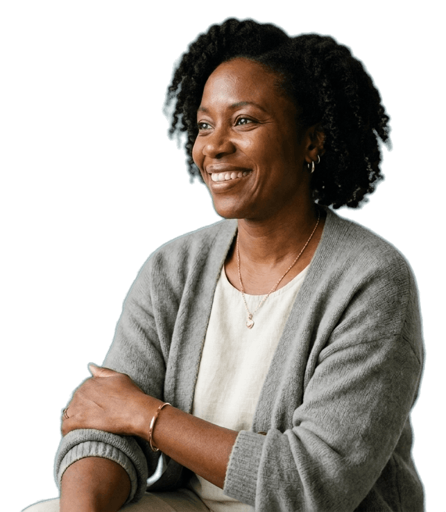 A warm, reassuring ThrivSphere wellbeing practitioner